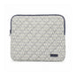 Geo Blue Quilted Laptop Sleeve