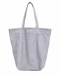 Everyday Striped Tote Bag (Blue)