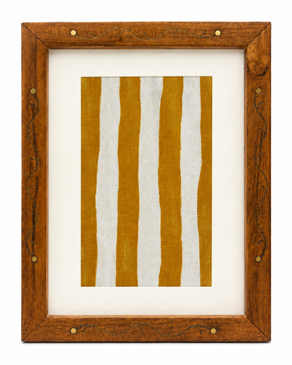 Artisan Hand Etched Wooden Frame