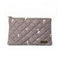 Steel Grey Quilted Ipad Sleeve