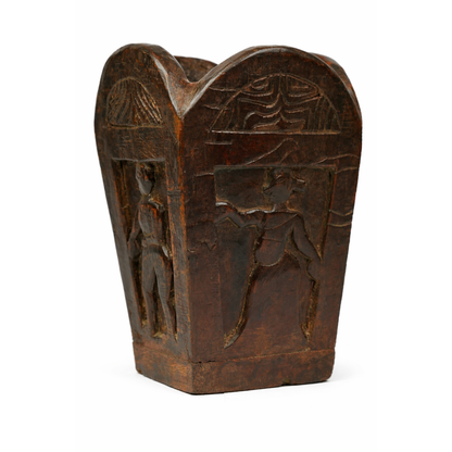 Handcrafted Antique wooden Tribal Vase